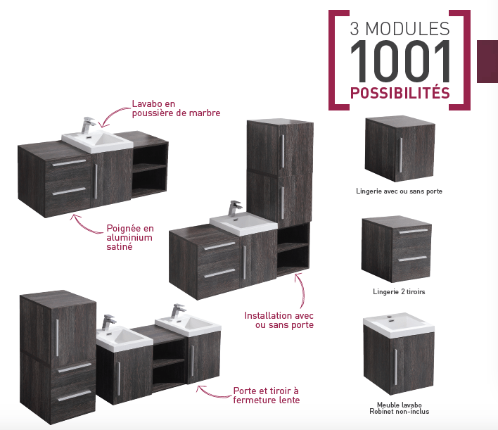 3 Modules 1001 possiblités